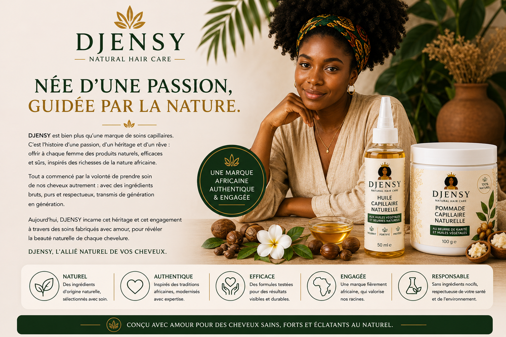 Huile Capillaire Naturelle DJENSY – 50 ml