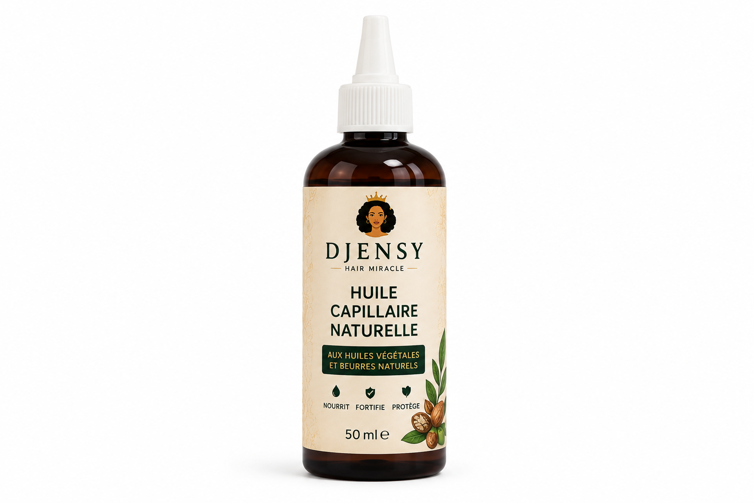 Huile Capillaire Naturelle DJENSY – 50 ml