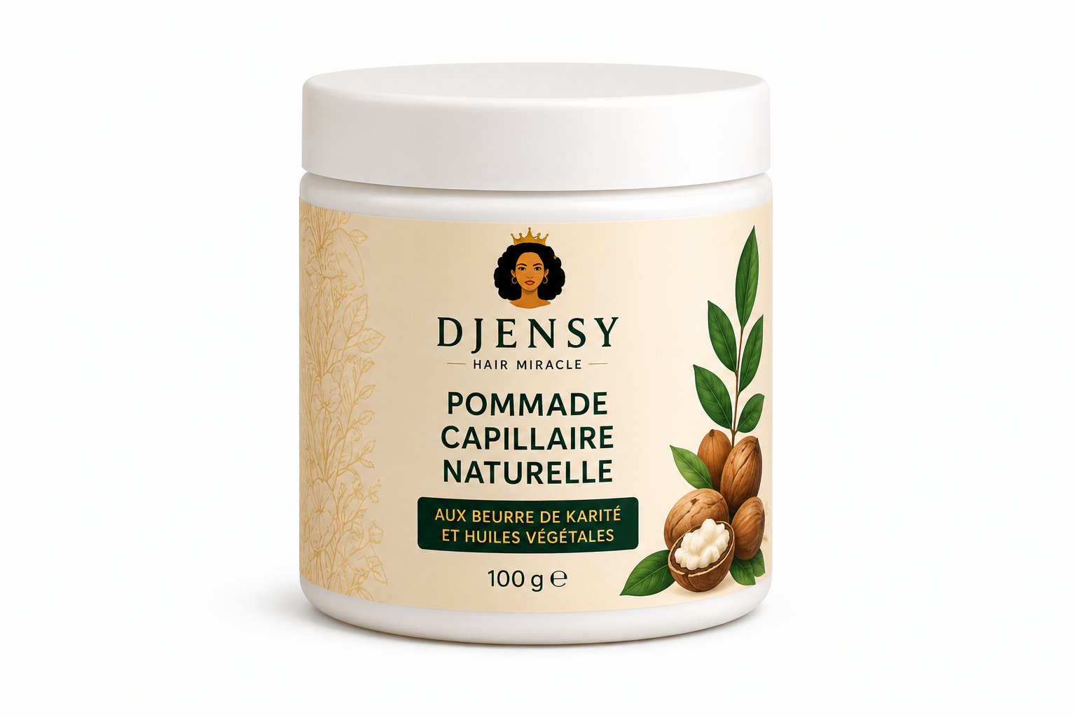 Pack Duo DJENSY – Huile & Pommade Capillaire Naturelle